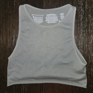 Primark Cares Green Small 6/8 Womens Cropped Top Sports Bra